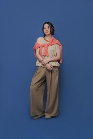 画像4: ●期間限定/ご予約10倍ポイント●【1/23 CYAN TOKYO】ネップメッシュニットTOPS（予約/4-5）