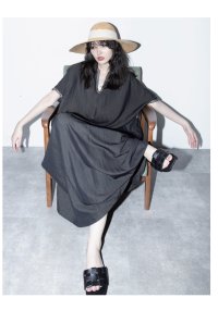 ●期間限定/ご予約5倍ポイント●【1/24 Margaux vintage】カフタンドレス（予約/3-4）