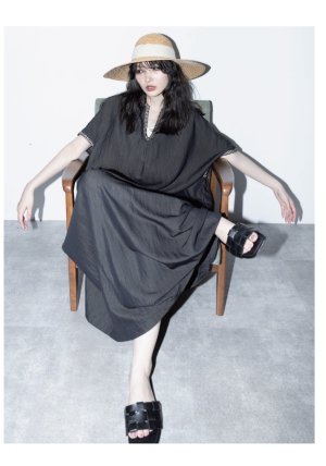 画像1: ●期間限定/ご予約5倍ポイント●【1/24 Margaux vintage】カフタンドレス（予約/3-4）