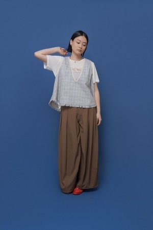 画像4: ●期間限定/ご予約10倍ポイント●【1/23 CYAN TOKYO】シアー天竺フレアＴ（予約/5-6）