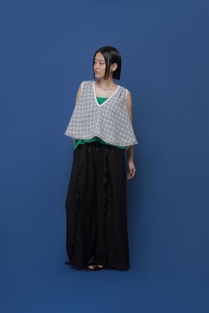 画像2: ●期間限定/ご予約10倍ポイント●【1/23 CYAN TOKYO】ラインピーコックニットキャミ（予約/4-5）