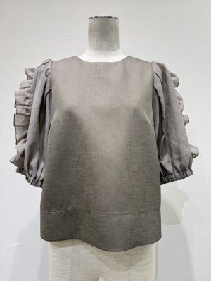 画像6: ●期間限定/ご予約10倍ポイント●【1/23 CYAN TOKYO】フリルスリーブブラウス（予約/4-5）