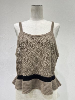 画像6: ●期間限定/ご予約10倍ポイント●【1/23 CYAN TOKYO】ラインピーコックニットキャミ（予約/4-5）