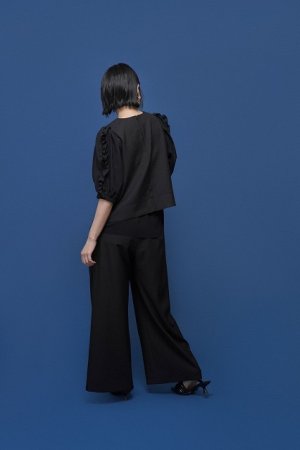 画像4: ●期間限定/ご予約10倍ポイント●【1/23 CYAN TOKYO】フリルスリーブブラウス（予約/4-5）