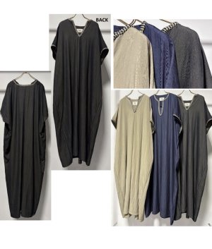 画像2: ●期間限定/ご予約5倍ポイント●【1/24 Margaux vintage】カフタンドレス（予約/3-4）