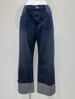 画像6: ●期間限定/ご予約10倍ポイント●【1/23 CYAN TOKYO】ロールアップストレートデニム（予約/4-5）