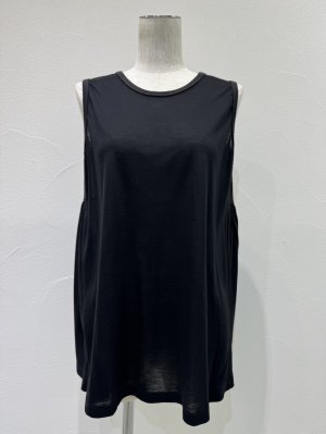 画像11: ●期間限定/ご予約10倍ポイント●【1/23 CYAN TOKYO】シアー天竺バックギャザータンク（予約/4-5）