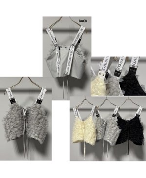 画像2: ●期間限定/ご予約5倍ポイント●【1/24 Margaux vintage】フリルショートビスチェ（予約/4-5）