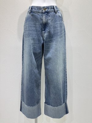 画像5: ●期間限定/ご予約10倍ポイント●【1/23 CYAN TOKYO】ロールアップストレートデニム（予約/4-5）