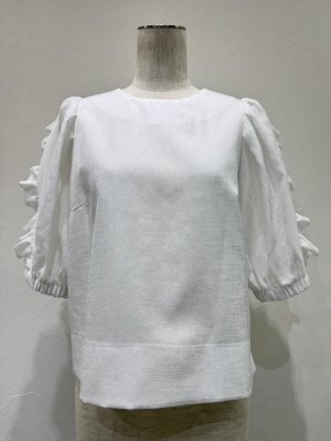 画像8: ●期間限定/ご予約10倍ポイント●【1/23 CYAN TOKYO】フリルスリーブブラウス（予約/4-5）