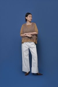 ●期間限定/ご予約10倍ポイント●【1/23 CYAN TOKYO】ロールアップストレートデニム（予約/4-5）