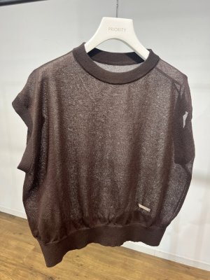 画像6: ●期間限定/ご予約10倍ポイント●【1/26 PRIORITY】シアーフレンチニット（予約/5）