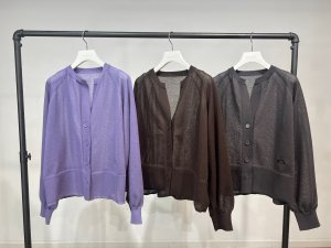 画像4: ●期間限定/ご予約10倍ポイント●【1/26 PRIORITY】シアーニットカーディガン（予約/5）
