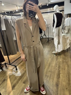 画像3: ●期間限定/ご予約10倍ポイント●【1/26 PRIORITY】テーラーカラージャンプスーツ（予約/5）