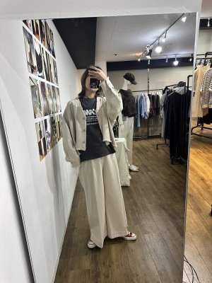 画像3: ●期間限定/ご予約10倍ポイント●【1/26 PRIORITY】デニムワイドパンツ（予約/6-7）