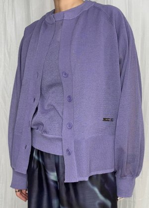 画像5: ●期間限定/ご予約10倍ポイント●【1/26 PRIORITY】シアーニットカーディガン（予約/5）