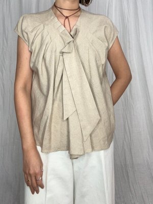 画像2: ●期間限定/ご予約5倍ポイント●【1/26 PRIORITY】アシメタックブラウス（予約/4-5）