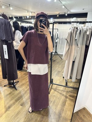 画像10: ●期間限定/ご予約10倍ポイント●【1/26 PRIORITY】ピグメントマキシスカート（予約/5）