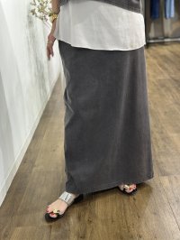 ●期間限定/ご予約10倍ポイント●【1/26 PRIORITY】ピグメントマキシスカート（予約/5）