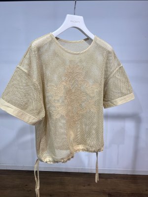 画像7: ●期間限定/ご予約5倍ポイント●【1/26 PRIORITY】アイレットレースメッシュT（予約/4-5）