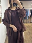 画像1: ●期間限定/ご予約10倍ポイント●【1/26 PRIORITY】リネンオーガンジーシャツ（予約/6-7） (1)