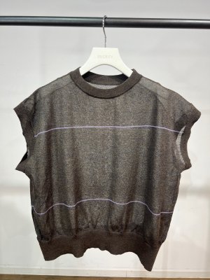 画像5: ●期間限定/ご予約10倍ポイント●【1/26 PRIORITY】シアーフレンチボーダーニット（予約/5）