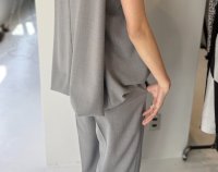 ●期間限定/ご予約5倍ポイント●【1/24 Margaux vintage】バルーンヘムノースリーブブラウス（予約/4）