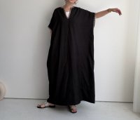 ●期間限定/ご予約5倍ポイント●【1/24 Margaux vintage】カフタンドレス（予約/3-4）