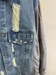 画像2: ●2/1までの期間限定販売●【1/30 LIVEアイテム】●ドッキングデザインデニムジャケット（メーカー確認後確保） (2)