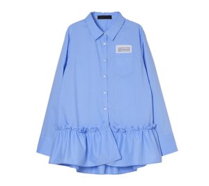 画像1: ●2/1までの期間限定販売●ご予約5倍ポイント【1/30 LIVEアイテム】●裾アレンジペプラムフレアシャツ（予約/4-5）