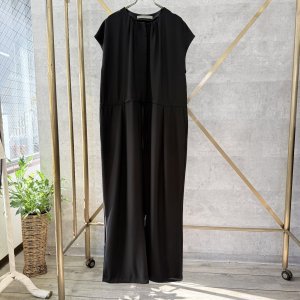 画像4: ●生産枠限り●期間限定●ご予約5倍ポイント【2/2 LIVEアイテム】●フレンチスリーブオールインワン　ブラック（予約/4-5）