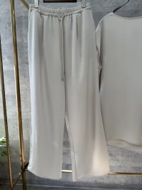 ●期間限定●ご予約5倍ポイント【2/2 LIVEアイテム】●シンプルイージータックワイドパンツ（別売トップスとセットアップ可能）（予約/3-4）