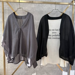 画像1: ●生産枠限り●ご予約5倍ポイント【2/2 LIVEアイテム】●ボリュームシアーカーデ（メーカー確認後確保）（予約/4-5）