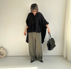 画像6: ●1日だけの超超短期販売！●ご予約5倍ポイント【2/4 LIVEアイテム】●ジョーゼットギャザーパンツ（予約/4-5）