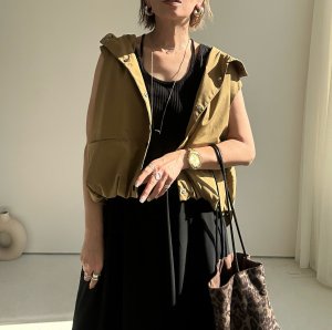 画像5: ●ご予約5倍ポイント【2/4 LIVEアイテム】●コクーンフーディベスト（予約/4）