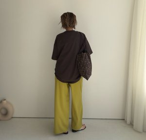 画像4: ●1日だけの超超短期販売！●ご予約5倍ポイント【2/4 LIVEアイテム】●ジョーゼットギャザーパンツ（予約/4-5）