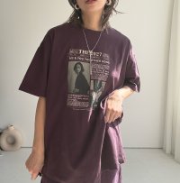 ●ご予約5倍ポイント対象【2/11 LIVEアイテム】●ニュースペーパーフォトプリントT（予約/4－5月）