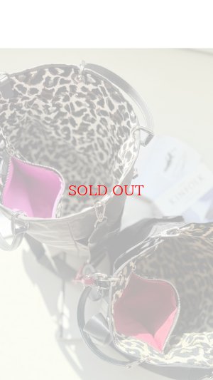 画像6: ●期間限定ご予約●ご予約5倍ポイント対象●オリジナル別注配色リバーシブルレオパードバッグ（予約/8月） 加算ポイント:850ポイント 