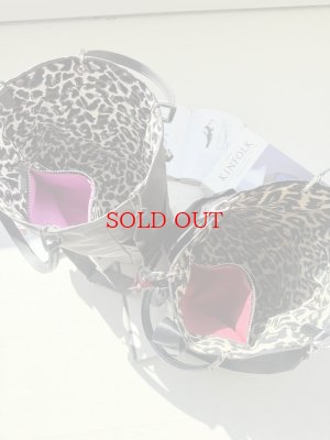 画像14: ●期間限定ご予約●ご予約5倍ポイント対象●オリジナル別注配色リバーシブルレオパードバッグ（予約/8月） 加算ポイント:850ポイント 