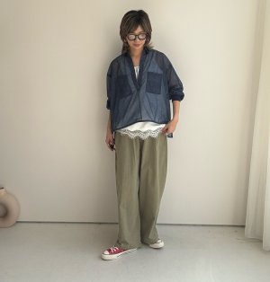 画像3: ●数量限定/メーカー在庫限り●【2/14LIVE】シアーデニム前後差スキッパーシャツ