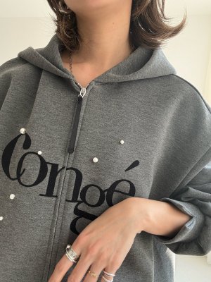 画像1: ●数量限定/メーカー在庫限り●【2/14LIVE】パールモチーフロゴジップフーディ