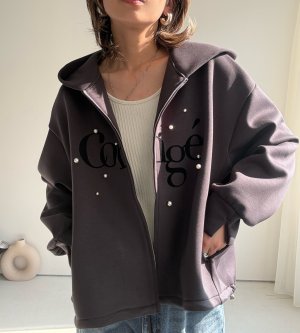 画像7: ●数量限定/メーカー在庫限り●【2/14LIVE】パールモチーフロゴジップフーディ