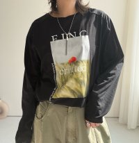 ●ご予約5倍ポイント対象●【2/14 LIVEアイテム】フラワーシアープリントロンＴ（予約/4月）