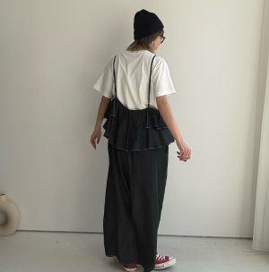 画像7: ●数量限定/メーカー在庫限り●【2/14LIVE】テンセルデニムフリルオールインワン