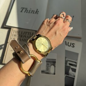 画像4: ●バレンタイン送料無料クーポン対象（クーポンは対象外アイテムには使用できません）●ご予約5倍ポイント対象●【2/14 LIVEアイテム】本革ワイドバングル（予約/5-6月）