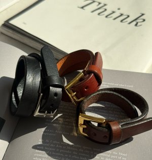 画像1: ●バレンタイン送料無料クーポン対象（クーポンは対象外アイテムには使用できません）●ご予約5倍ポイント対象●【2/14 LIVEアイテム】本革ベルトブレスレット（予約/5-6月）