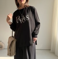 ●数量限定/メーカー在庫限り●【2/14LIVE】さらさら素材◎ロゴブラウス