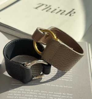 画像2: ●バレンタイン送料無料クーポン対象（クーポンは対象外アイテムには使用できません）●ご予約5倍ポイント対象●【2/14 LIVEアイテム】本革ワイドバングル（予約/5-6月）