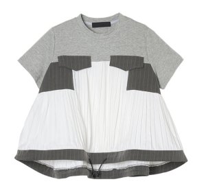 画像2: ●ご予約5倍ポイント対象【2/16 LIVE】ドッキングプリーツデザイントップス（予約/4月）