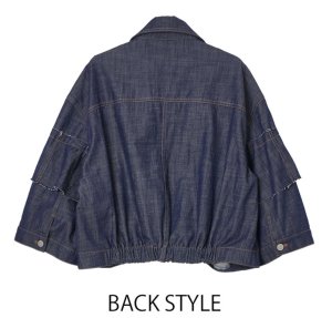 画像2: ●ご予約5倍ポイント対象【2/16 LIVE】デザインデニムシャツジャケット（予約/4月）